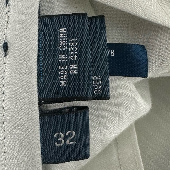 POLO RALPH LAUREN  Navy Blue Flat Front 10" inseam Cotton Shorts Men's 32 - Picture 5 of 6